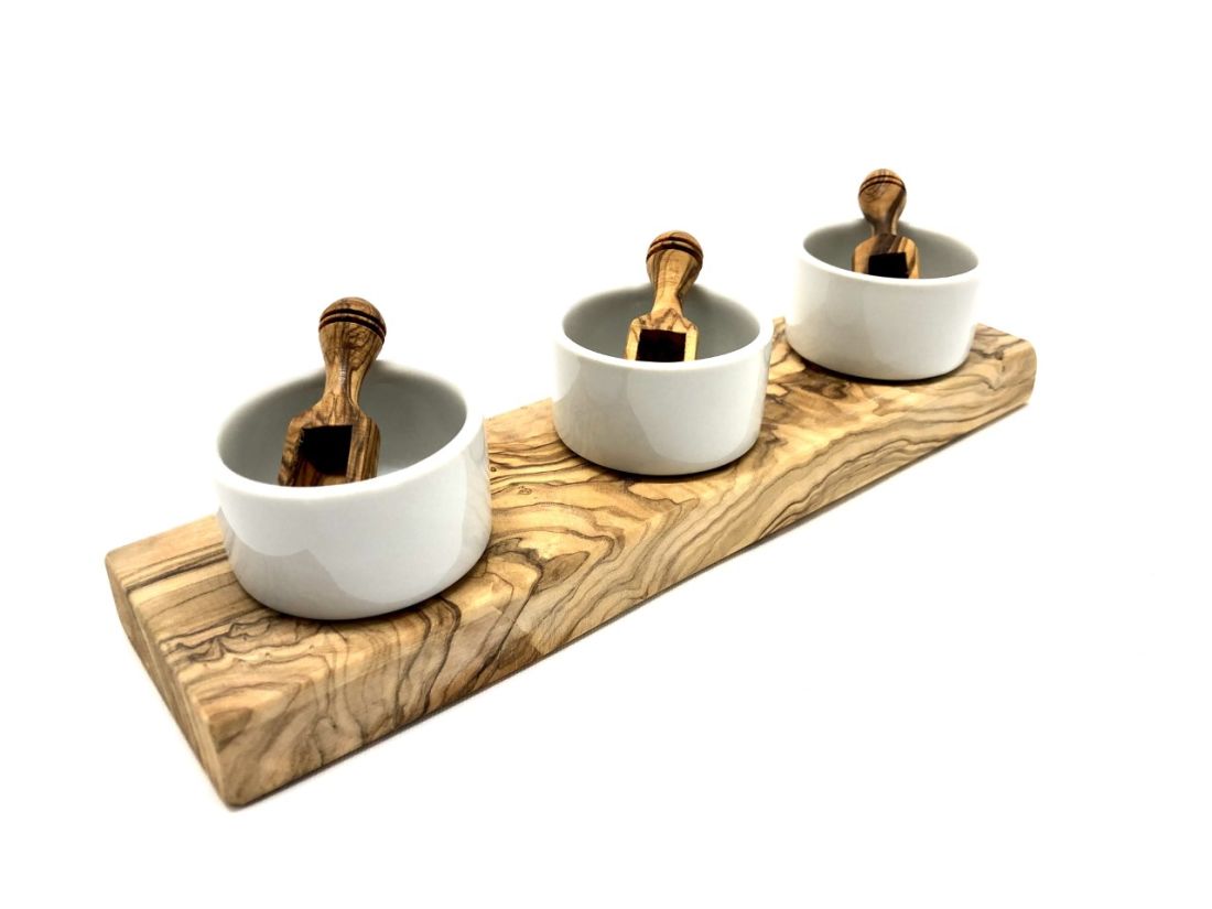 3er Set FANO3 Dipschalen Porzellan Ø 5,5 cm