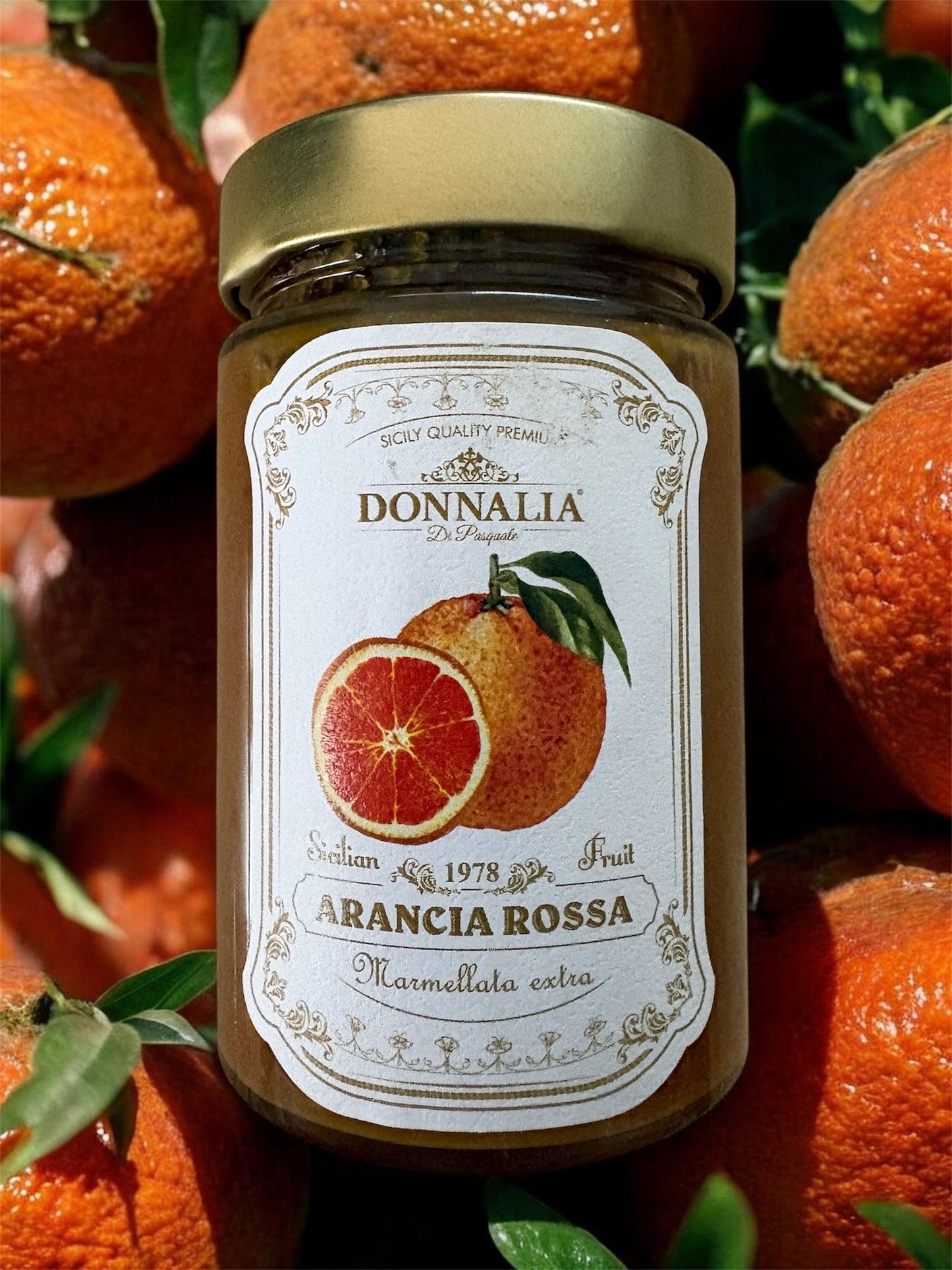 Blutorangen Marmelade aus Sizilien - 350 g