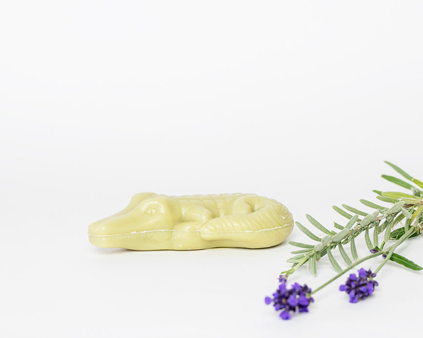 Seife Krokodil mit Lemongrass-Öl · 50g
