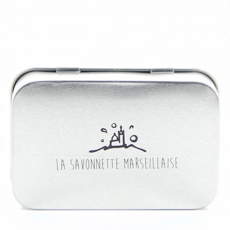 La Savonnette Marseillaise - Seifendose Aluminium mit Deckel
