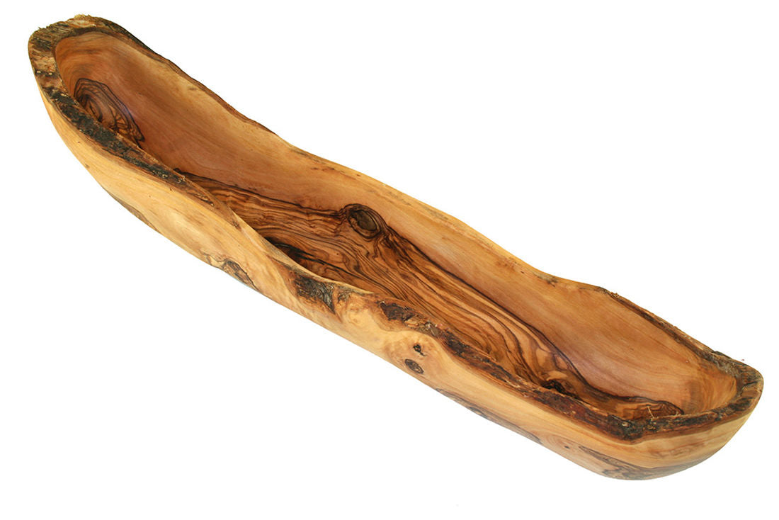 Brotschale aus Olivenholz - 40 - 45 cm