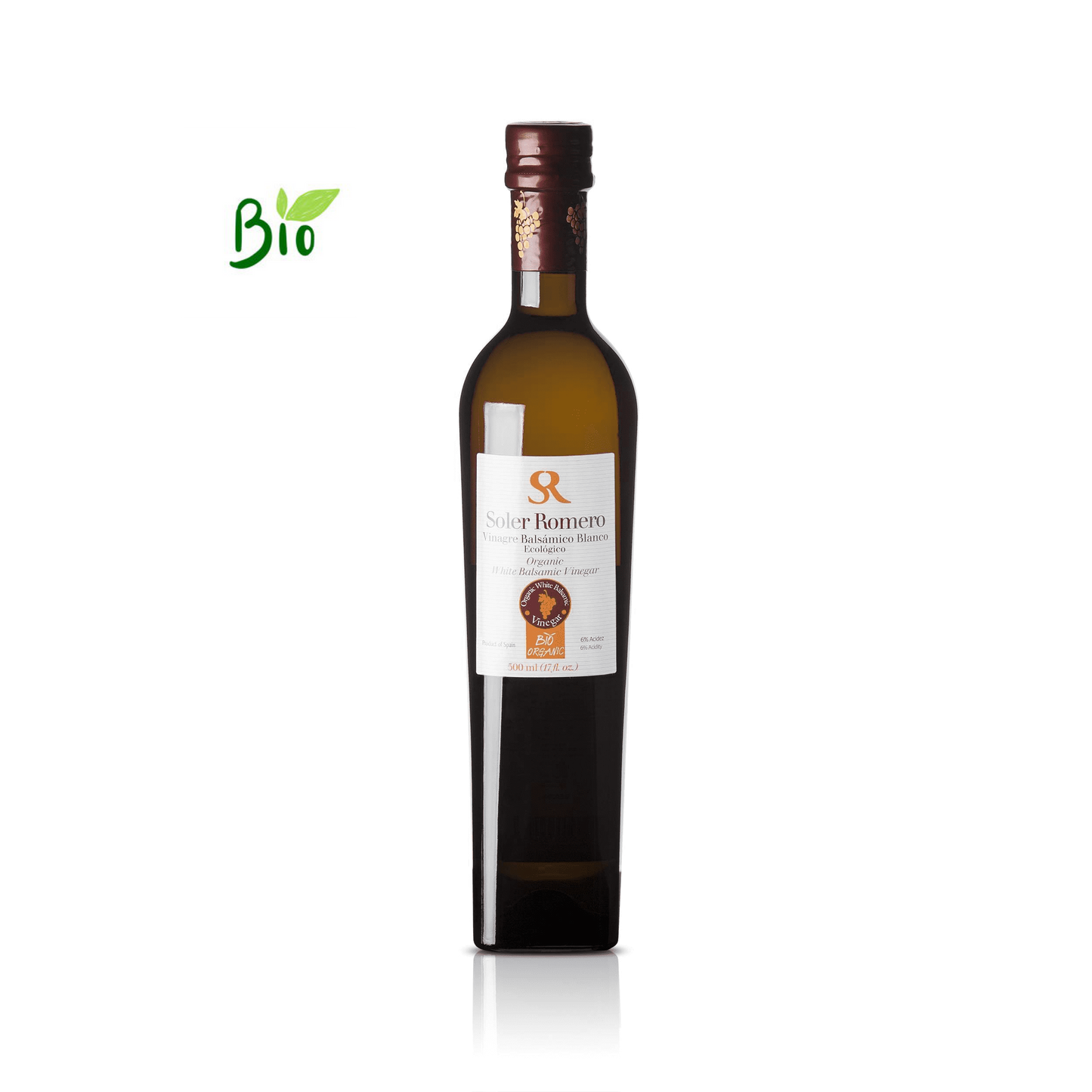 Soler Romero weißer Balsamico Essig Bio - 250 ml