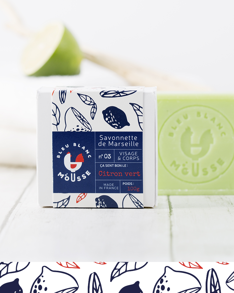 Echte Marseille Seife - Limette 100 g