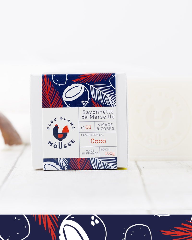 Echte Marseille Seife - Kokos 100 g