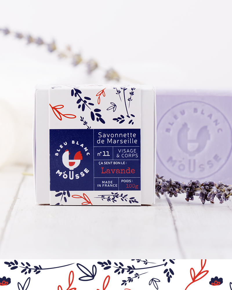Echte Marseille Seife - Lavendel 100 g