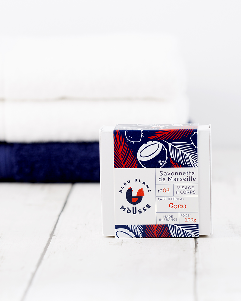 Echte Marseille Seife - Kokos 100 g