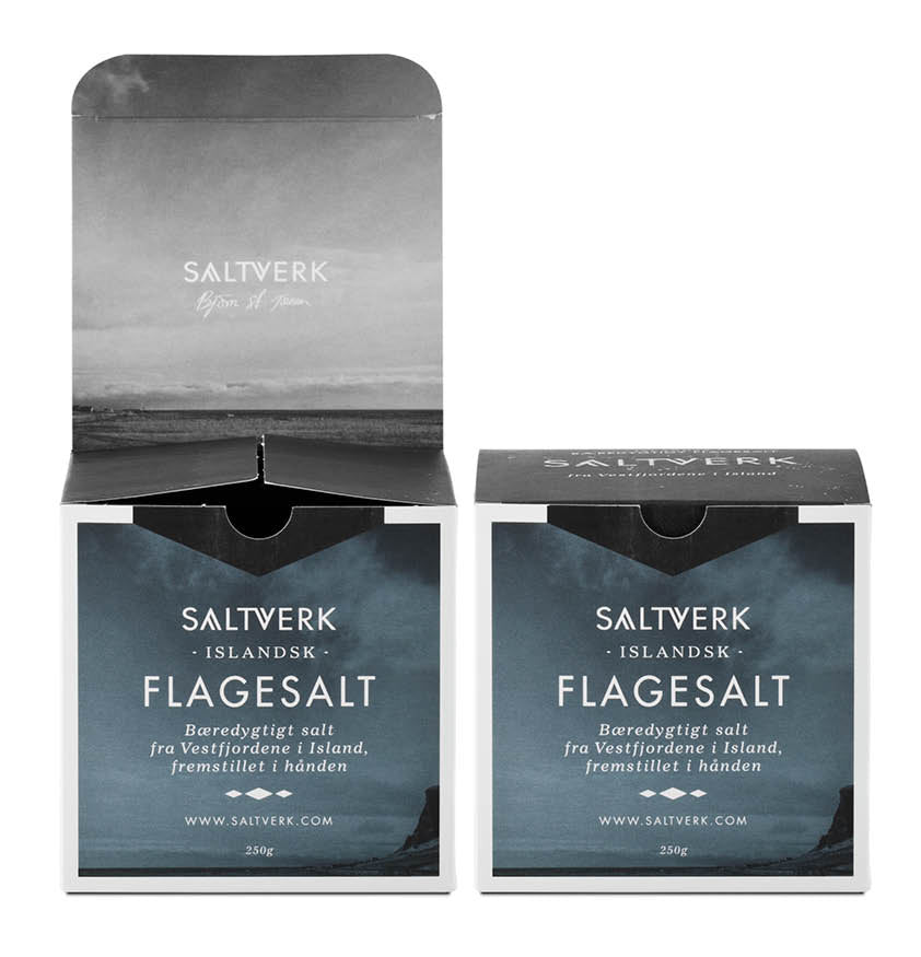 Saltverk Arktische Polarsalzflocken Natur - 250 gr