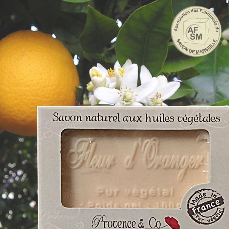Savon de Marseille ORANGENBLÜTE 100gr