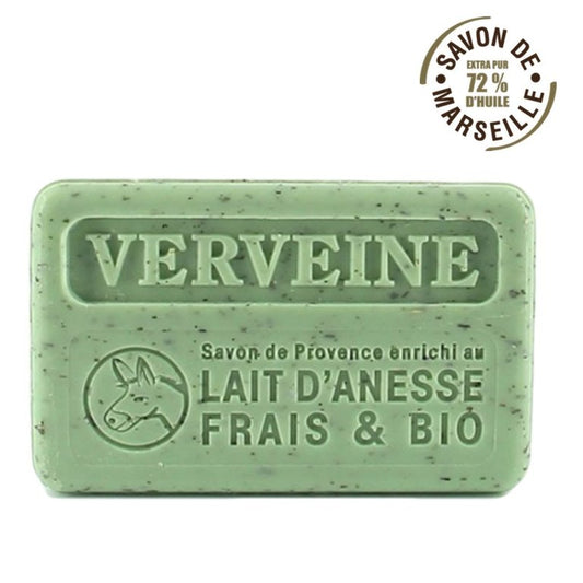 Marseiller Eselsmilchseife VERVEINE mit Sheabutter 100g VERBENE