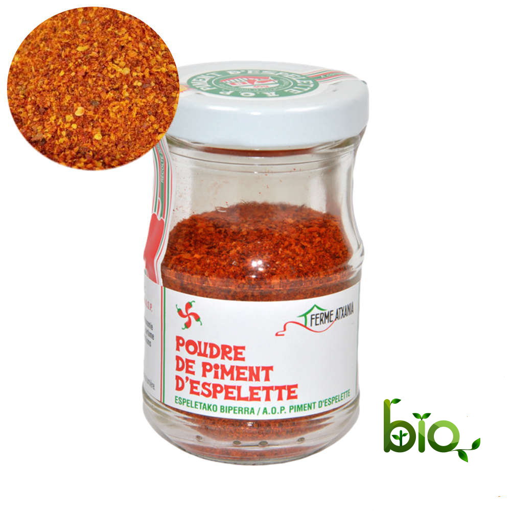 Bio Piment d'Espelette Original Chili-Pulver AOP 40gr