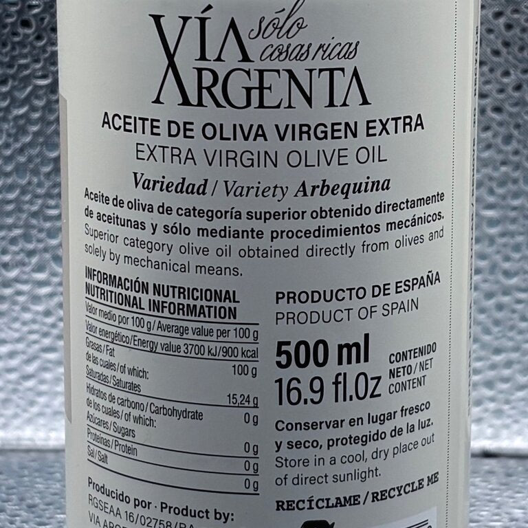Via Argenta spanisches Arbequina Olivenöl
