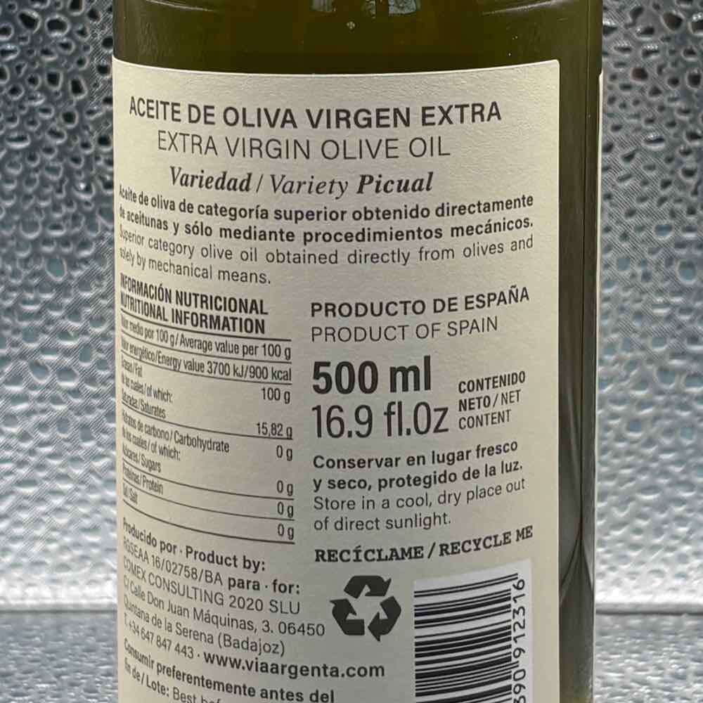 Via Argenta spanisches Picual Olivenöl intensiv