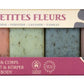 BIO Blüten - Gästeseifen Mix PETITES FLEURS · 4x20g