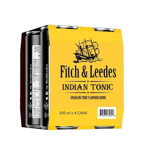 FITCH & LEEDES INDIAN TONIC - 4 x 200 ml