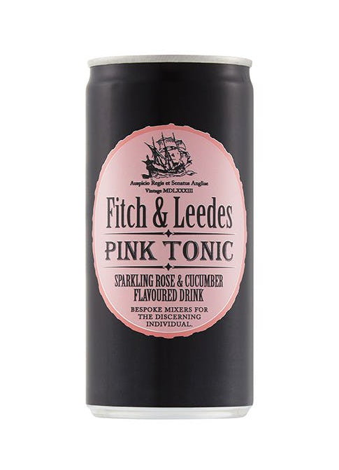 FITCH AND LEEDES PINK TONIC - 4 x 200 ml