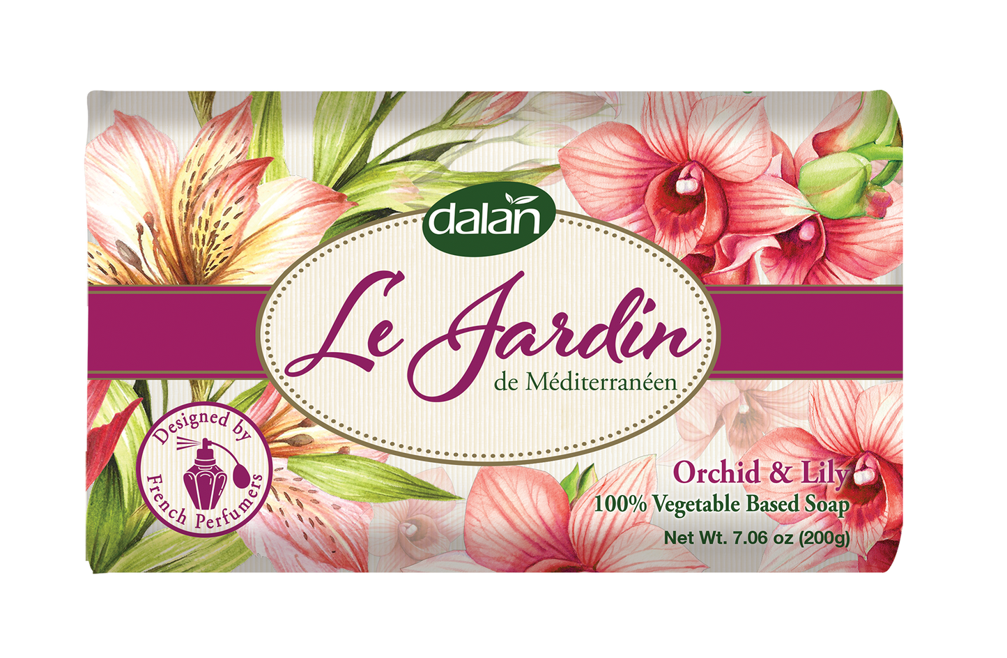 Hamam Seife Le Jardin Orchidee u. Lilie 200g
