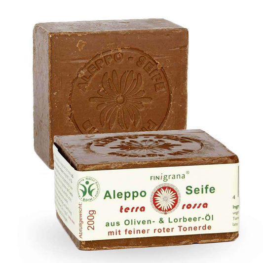 Aleppo Terra Rossa Peeling-Seife