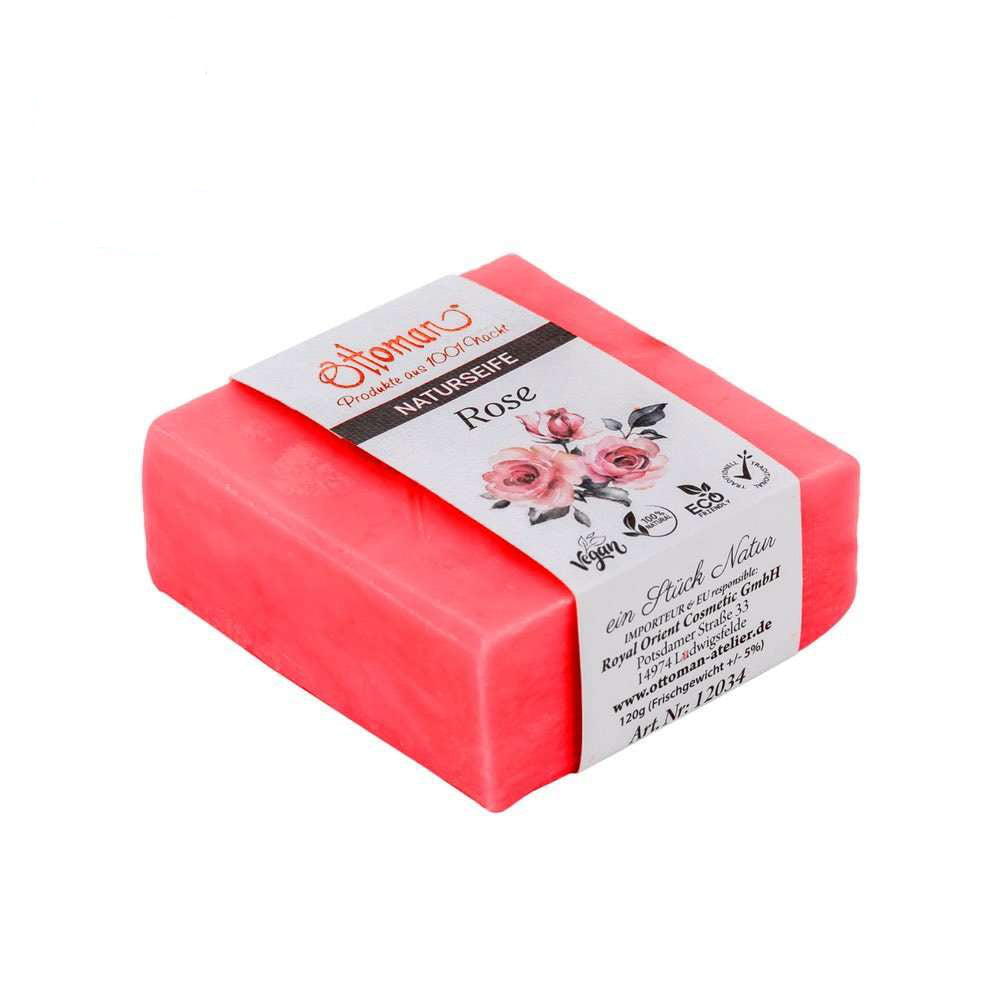 Orientalische Olivenölseife Rose 120 gr