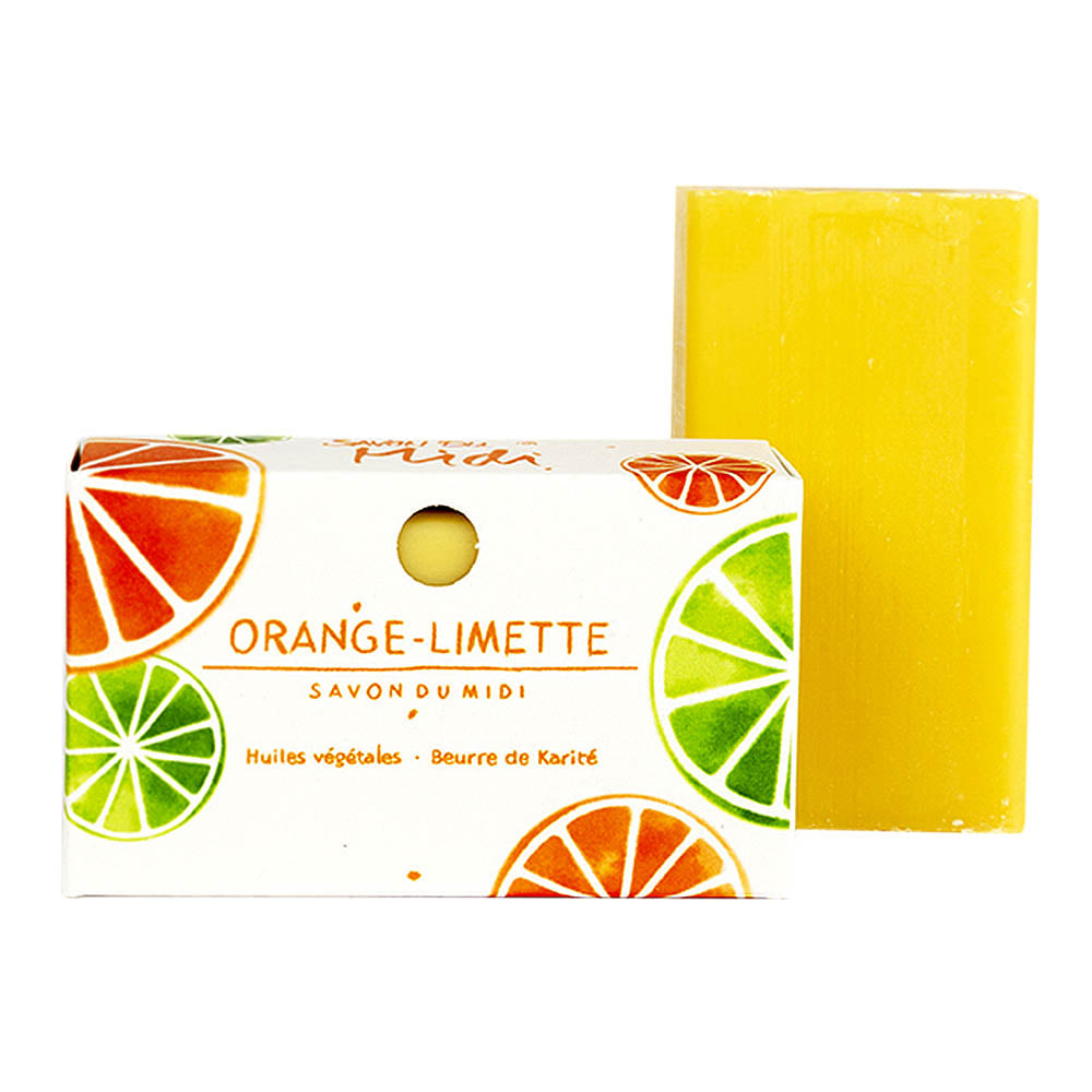 Karité-Seife Orange-Limette 100g