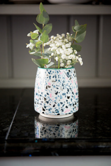 KitchenCraft Keramik Blumentopf Mosaik 10 x 12 cm