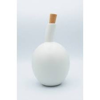 Olivenölflasche "Zitouna" matt weiß