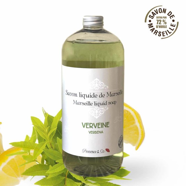 Savon de Marseille Flüssigseife Nachfüllpack 1000 ml VERVEINE